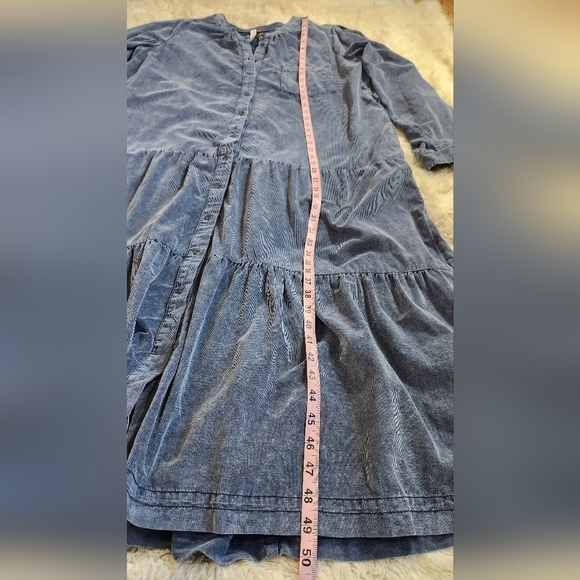 Anthropologie Blue Midi Dress - Picture 10 of 11